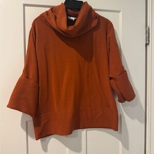 Joseph Ribkoff Rust Cowl Neck Sweater